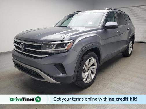 Platinum Gray Metallic 2021 Volkswagen Atlas 3.6L SE w/Technology