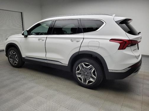 Quartz White 2021 Hyundai SANTA FE HEV SEL Premium