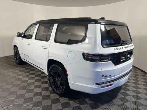 Bright White Clearcoat 2022 Jeep Grand Wagoneer Series II Obsidian 4x4