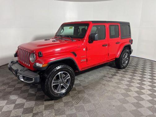 Firecracker Red Clearcoat 2023 Jeep Wrangler 4-Door Sahara 4x4