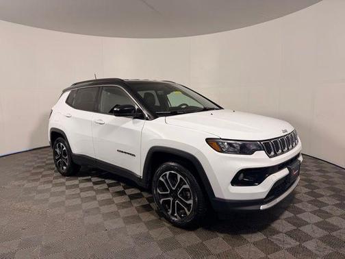 Bright White Clearcoat 2023 Jeep Compass Limited