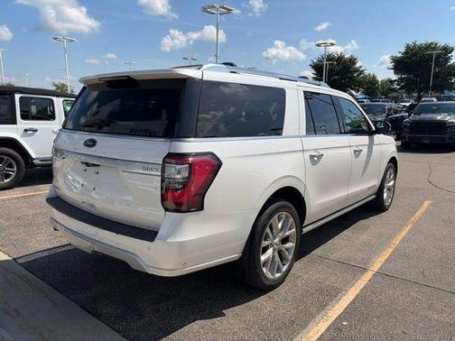 White Platinum Clearcoat Metallic 2019 Ford Expedition Max Platinum