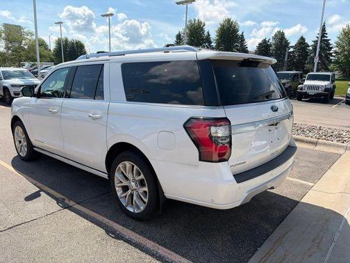 White Platinum Clearcoat Metallic 2019 Ford Expedition Max Platinum