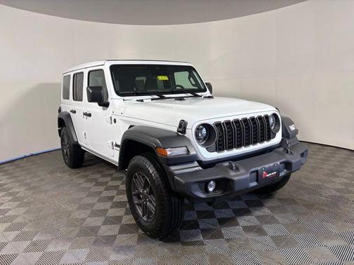 Bright White Clear-Coat Exterior Paint 2026 Jeep Wrangler Sport S