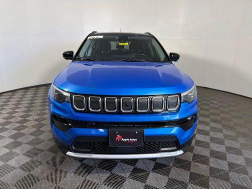 Laser Blue Pearlcoat 2022 Jeep Compass Limited