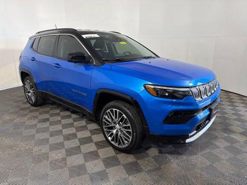 Laser Blue Pearlcoat 2022 Jeep Compass Limited
