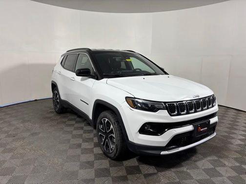 Bright White Clearcoat 2024 Jeep Compass Limited