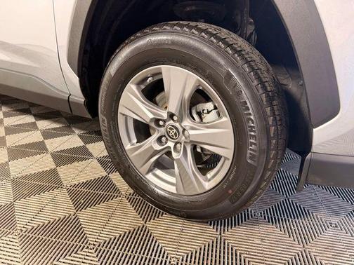 Silver Sky Metallic 2024 Toyota RAV4 Hybrid LE