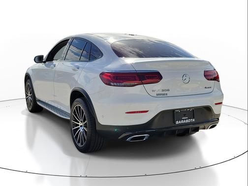 White 2021 Mercedes-Benz GLC 300 4MATIC Coupe
