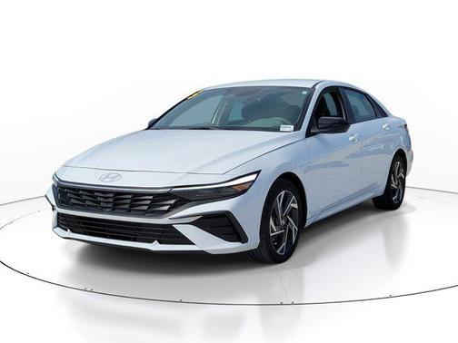 Serenity White 2025 Hyundai ELANTRA Sport