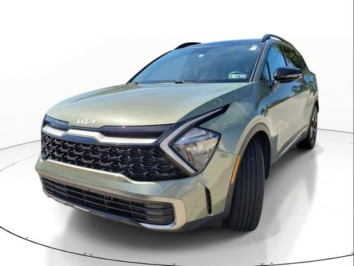 Jungle Green 2023 Kia Sportage Plug-In Hybrid X-Line