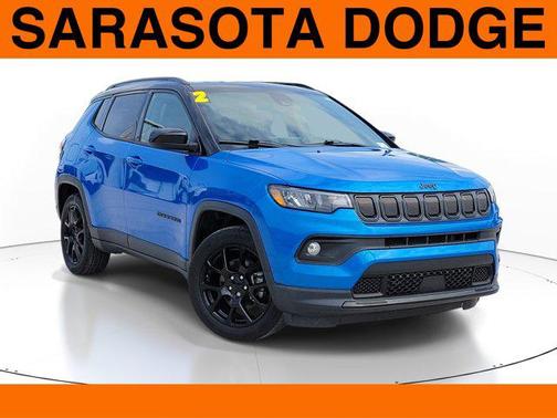 Laser Blue Pearlcoat 2022 Jeep Compass Latitude