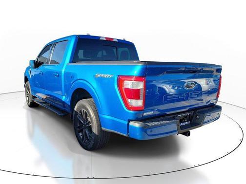 Velocity Blue Metallic 2021 Ford F-150 Lariat