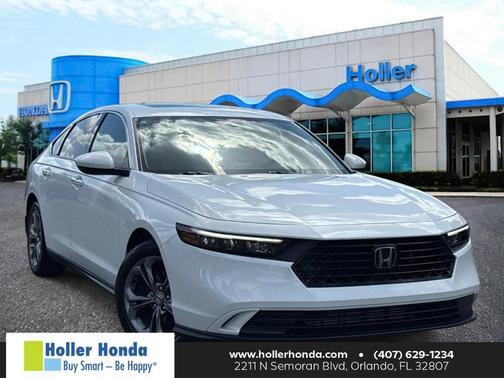 Platinum White Pearl 2024 Honda Accord EX