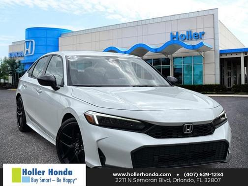 Platinum White Pearl 2026 Honda Civic Sport