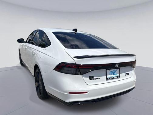 Platinum White Pearl 2026 Honda Accord Hybrid Sport-L