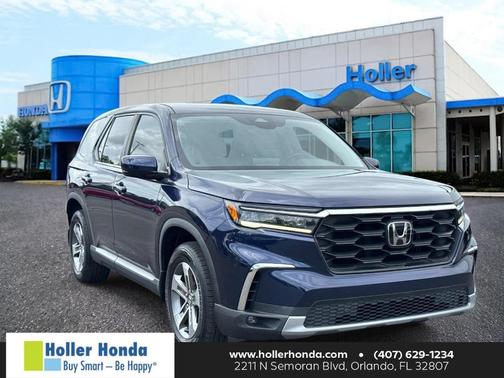 Obsidian Blue Pearl 2023 Honda Pilot EX-L 7-Passenger