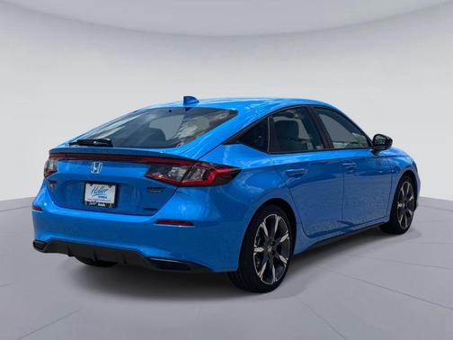 Boost Blue Pearl 2026 Honda Civic Hybrid Sport Touring