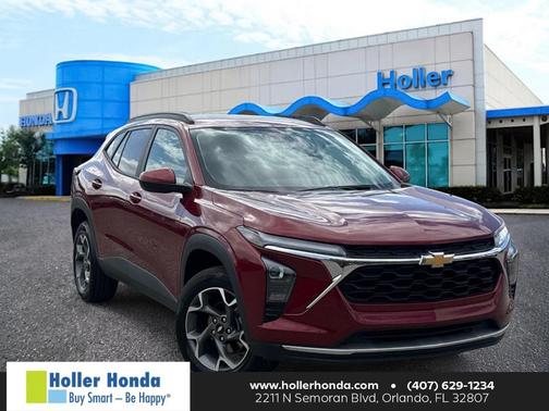 Crimson Metallic 2024 Chevrolet Trax LT