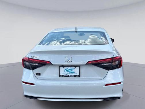 Platinum White Pearl 2023 Honda Civic LX