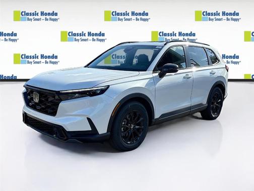 Platinum White Pearl 2026 Honda CR-V Hybrid Sport-L