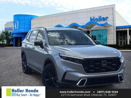 Solar Silver Metallic 2026 Honda CR-V Hybrid Sport Touring