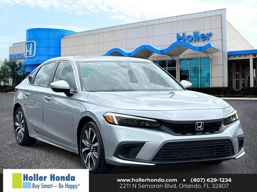 Lunar Silver Metallic 2024 Honda Civic EX-L