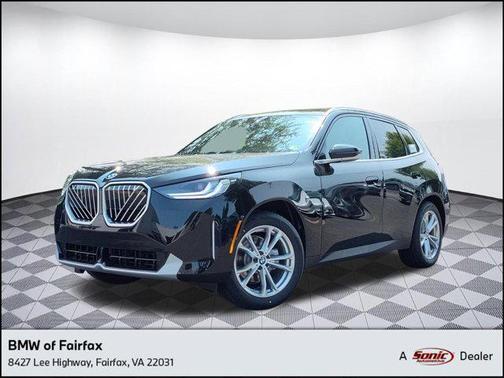 Black Sapphire Metallic 2025 BMW X3 30 xDrive