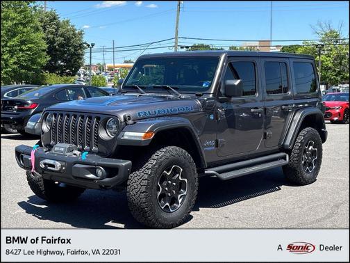 Granite Crystal Metallic Clearcoat 2021 Jeep Wrangler Unlimited 4xe Rubicon