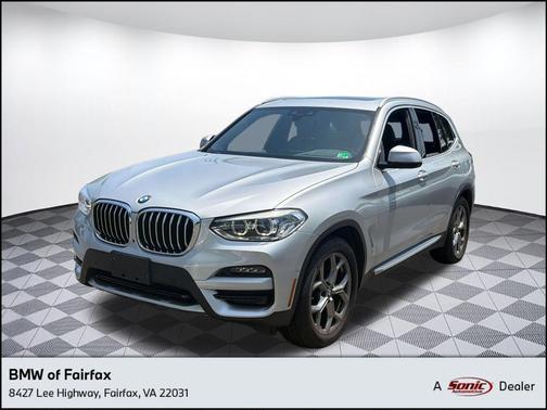 Glacier Silver Metallic 2021 BMW X3 xDrive30i
