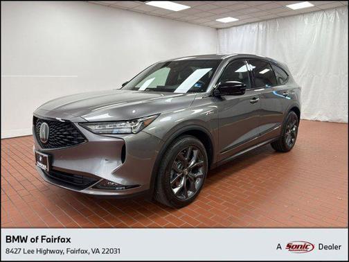 Liquid Carbon Metallic 2024 Acura MDX A-SPEC