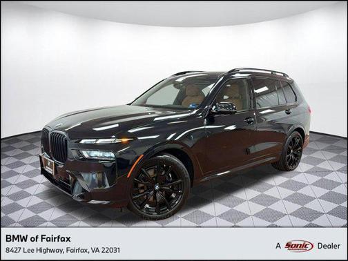 Black Sapphire Metallic 2024 BMW X7 xDrive40i