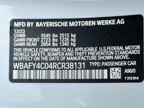 Mineral White Metallic 2024 BMW M850 xDrive
