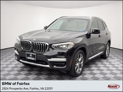 Black Sapphire Metallic 2021 BMW X3 xDrive30i