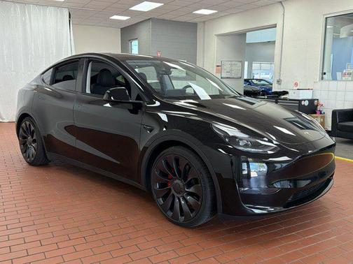 Solid Black 2023 Tesla Model Y Performance Dual Motor All-Wheel Drive