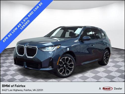 Arctic Race Blue Metallic 2025 BMW X3 30 xDrive