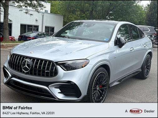 Cirrus Silver Metallic 2026 Mercedes-Benz AMG GLC 43 4MATIC Coupe
