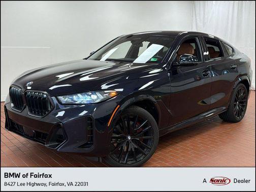 Carbon Black Metallic 2024 BMW X6 xDrive40i