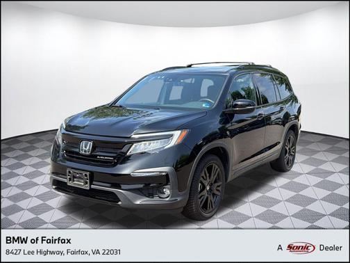 Crystal Black Pearl 2021 Honda Pilot AWD Black Edition