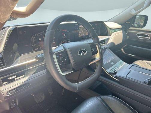 Black Obsidian 2025 INFINITI QX80 Luxe