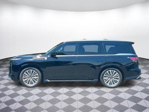 Black Obsidian 2025 INFINITI QX80 Luxe