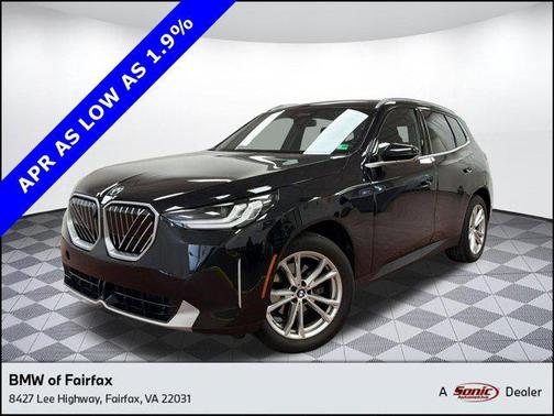 Black Sapphire Metallic 2025 BMW X3 30 xDrive