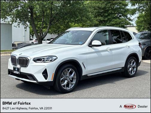 Mineral White Metallic 2023 BMW X3 xDrive30i