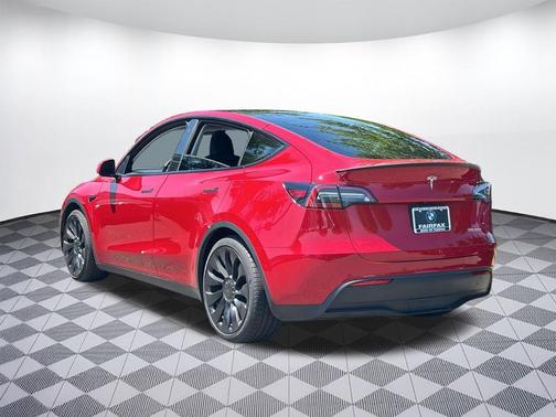 Red Multi-Coat 2022 Tesla Model Y Performance Dual Motor All-Wheel Drive