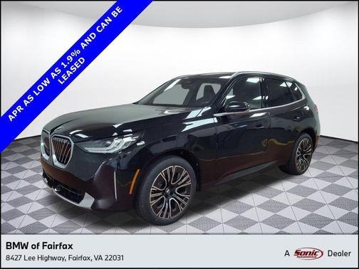 Black Sapphire Metallic 2025 BMW X3 30 xDrive