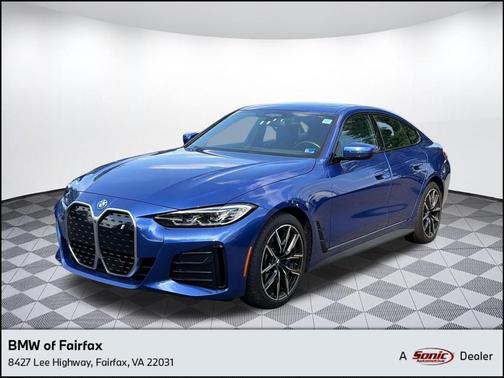 Portimao Blue Metallic 2022 BMW i4 Gran Coupe eDrive40