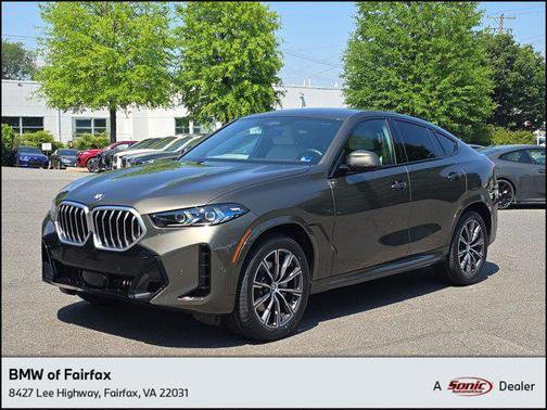 Manhattan Green Metallic 2024 BMW X6 xDrive40i
