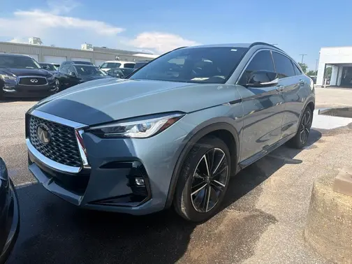 Gray 2022 INFINITI QX55 LUXE