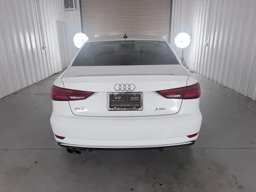 White 2019 Audi A3 2.0T Premium