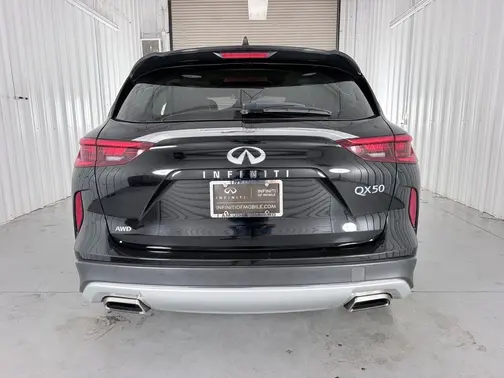 Black 2019 INFINITI QX50 LUXE